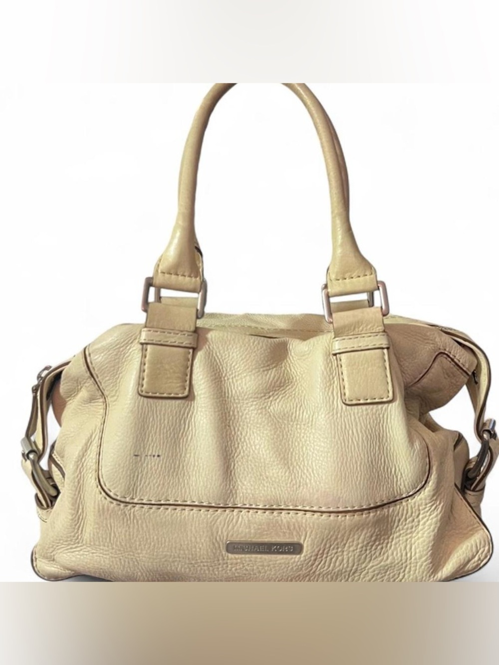 Rare Michael Kors Beige Leather